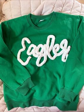 Green 'Eagles' Crewneck Sweatshirt